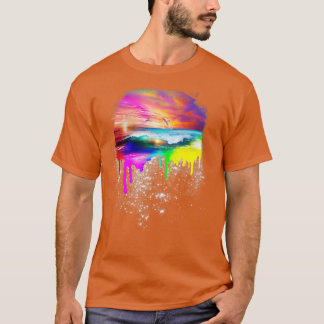 Rainbow Drip Strand T-shirt