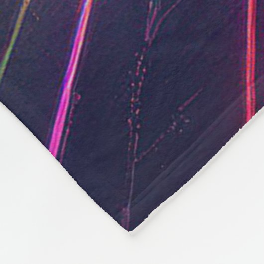 Rainbow Drip Trip Fleece Deken (Hoek)