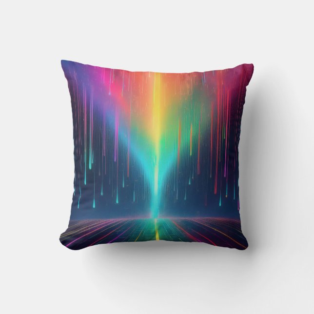 Rainbow Drip Trip Kussen (Voorkant)