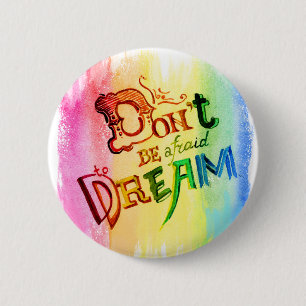 Rainbow-droom Ronde Button 5,7 Cm