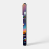 Rainbow Droplet iPhone Case iPhone 15 Hoesje (Linkerkant)