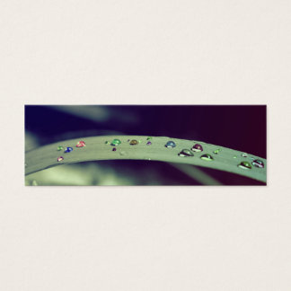 Rainbow Drops-Bladwijzer Mini Visitekaartjes