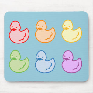 Rainbow Duckies Muismat