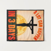 Rainbow Easter Bunny - Pasen Wandkleed (Voorkant (horizontaal))