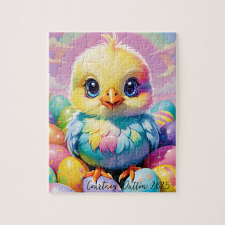 Rainbow Easter Chick 2025 Puzzel