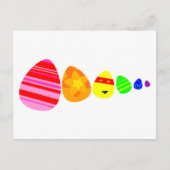 Rainbow Easter Eggs Briefkaart (Voorkant)