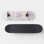 Rainbow eenhoorn meisje skateboard (Horizontaal)