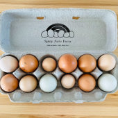 Rainbow Egg Carton Stamp Rubberstempel