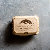 Rainbow Egg Carton Stamp Rubberstempel