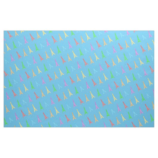Rainbow Eiffeltorens Stof (Yard (91,4 cm))