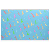 Rainbow Eiffeltorens Stof (Fat Quarter)