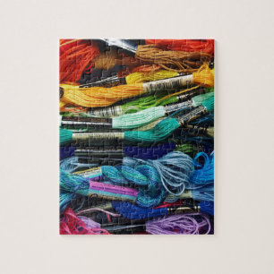 Rainbow Embroidery Floss Draden Naaien Legpuzzel