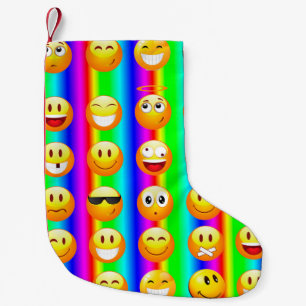 rainbow emoji xmas kerstmis kleine kerstsok