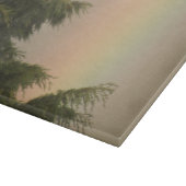 Rainbow en Bomen snijraad Snijplank (Hoek)