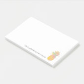 Rainbow en gouden anananasslestandaard Tall Draag Post-it® Notes (Schuin)