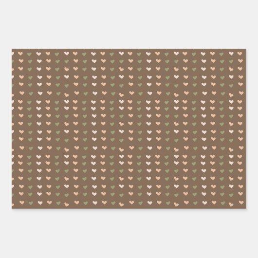 Rainbow en Love Heart Pattern Inpakpapier Vel (Voorkant 2)