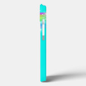 Rainbow en sterren aqua sky, douanenaam Case-Mate iPhone case (Achterkant / Links)