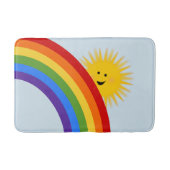 Rainbow en Sunshine Bath Mat (Voorkant)