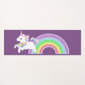 Rainbow en Unicorn Yoga Mat (Voorkant (horizontaal))