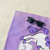 Rainbow en Unicorns Design Beach Towel Strandlaken (In situ)