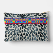 Rainbow Enemy In Zip Up Cosmetische Tas (Achterkant)