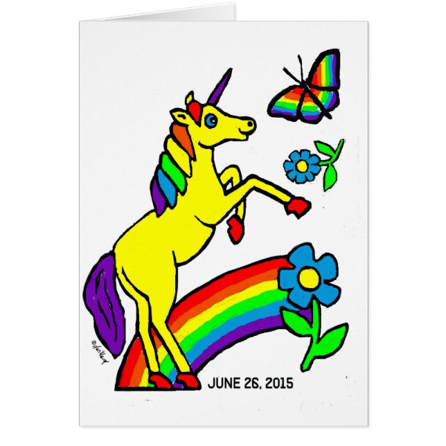 Rainbow Equality Unicorn (Voorkant)