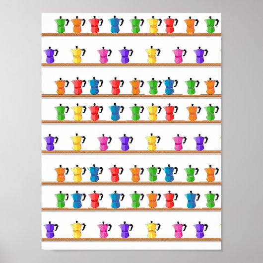 Rainbow Espresso Poster (Voorkant)