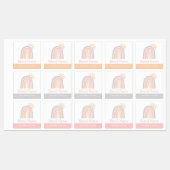 Rainbow Essential Étiquettes à rouleaux à huile (Feuille)