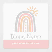 Rainbow Essential Oil Roller Flessenlabels