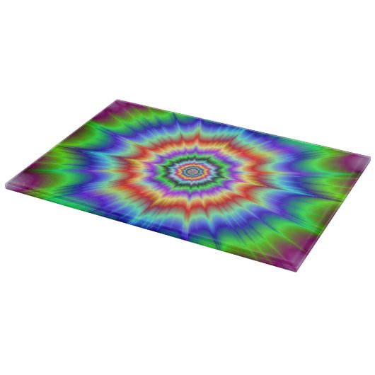 Rainbow Explosion Cutting Board Snijplank (Hoek)