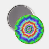 Rainbow Explosion Magnet Magneet (Voorkant / Achterkant)