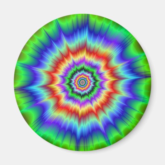Rainbow Explosion Magnet Magneet (Voorkant)