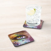 Rainbow Eye Love & Light Onderzetter (Rechterzijde)