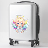 Rainbow Fairy Girl Sticker (Koffer)