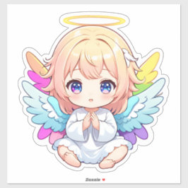 Rainbow Fairy Girl Sticker