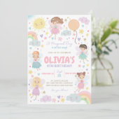 Rainbow Fairy Invitation Fairies Rainbows (Debout devant)
