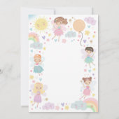 Rainbow Fairy Invitation Fairies Rainbows (Dos)