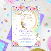 Rainbow Fairy uitnodiging