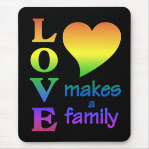 Rainbow Family mousepad Muismat