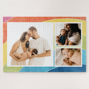 Rainbow Family Photo Collage Legpuzzel
