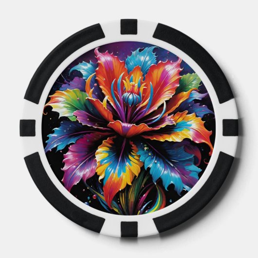 Rainbow Fantasy Forest Poker Chips (Voorkant)