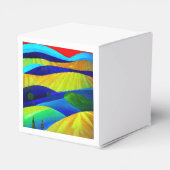 Rainbow Fantasy Hills Landschap Bedankdoosjes (Achterkant)