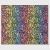 Rainbow Fantasy Vlinders Cadeaupapier (Vlak)