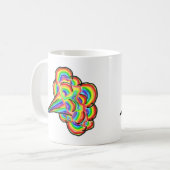 Rainbow Fart Koffiemok (Voorkant links)