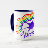 Rainbow Farts tasse - choisir style et couleur (Devant gauche)