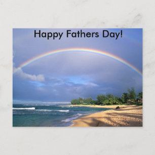 Rainbow Fathers Day Briefkaart