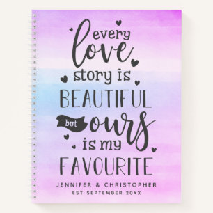Rainbow Favorite Love Story Couple's Scrapbook not Notitieboek