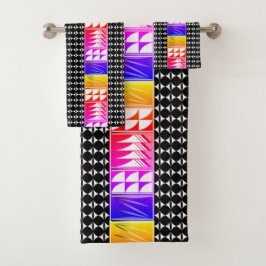 Rainbow Feather Blessings Bad Handdoek