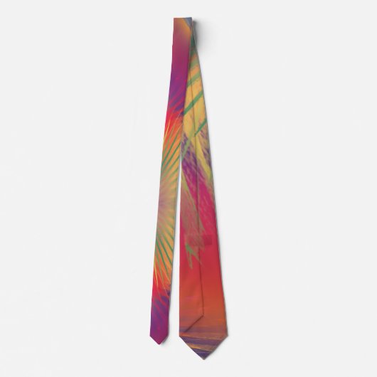 Rainbow Feathers Stropdas (Achterkant)