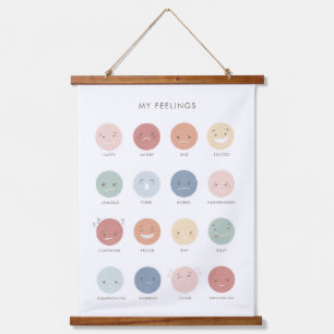 Rainbow Feelings Emoties Classroom Decor Hangend Wandkleed